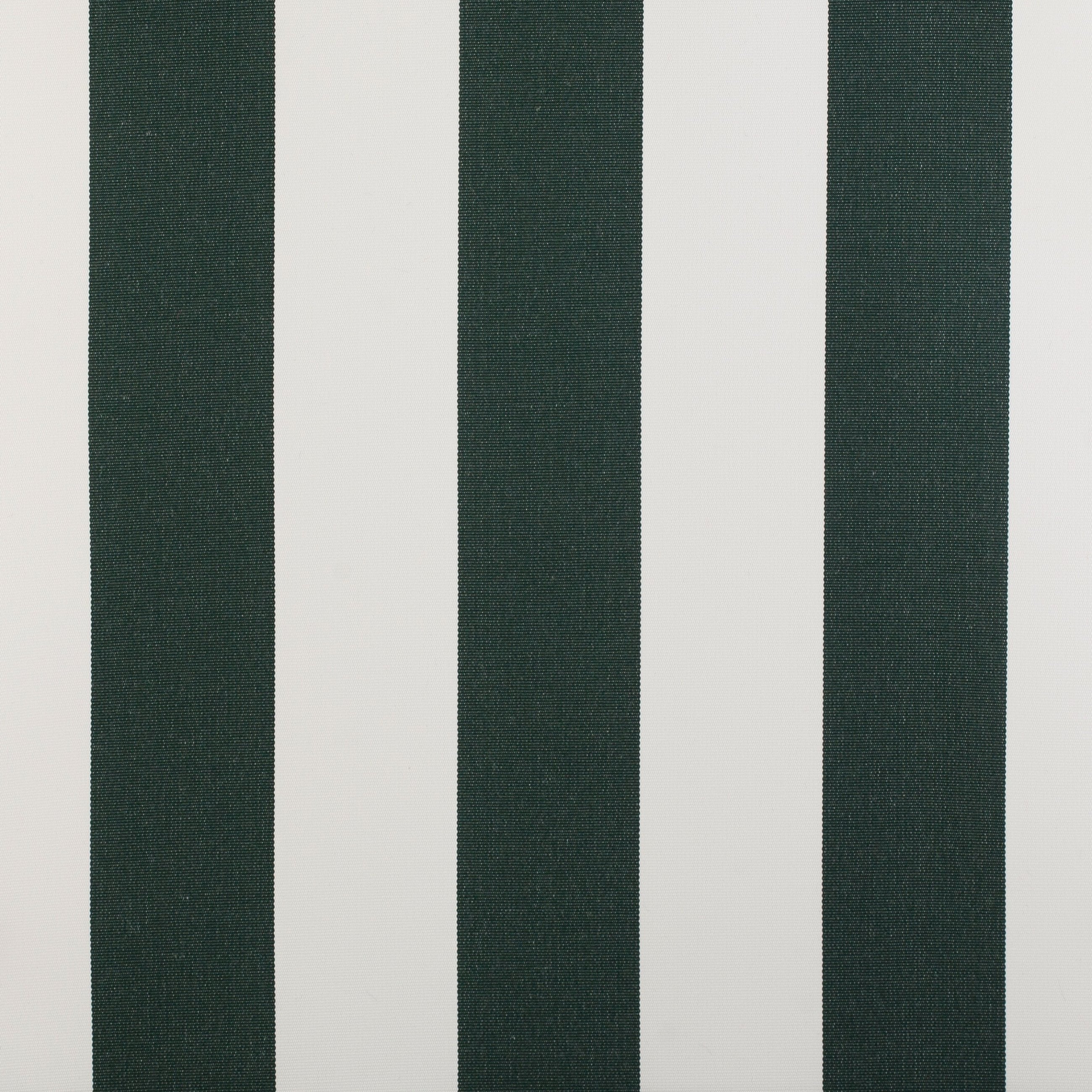 Dark green and white striped fabric for outdoor furniture from the durable Patium collection.