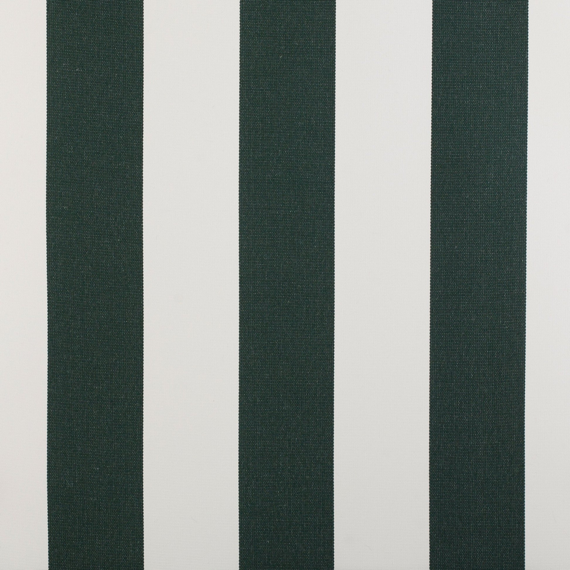Dark green and white striped fabric for outdoor furniture from the durable Patium collection.