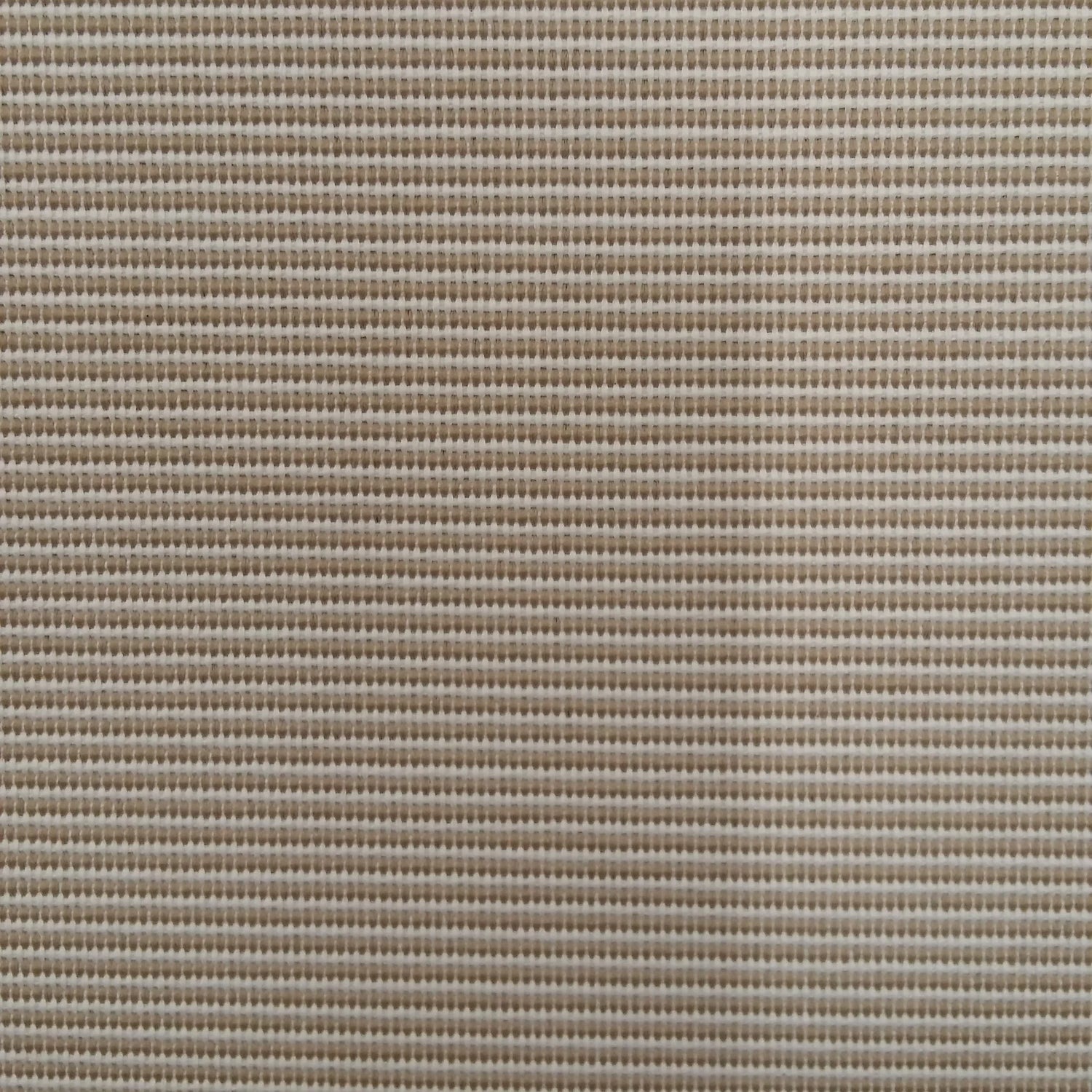 Beige micro-striped fabric texture – tightly woven upholstery textile ideal for contemporary interiors and neutral-toned furniture design.