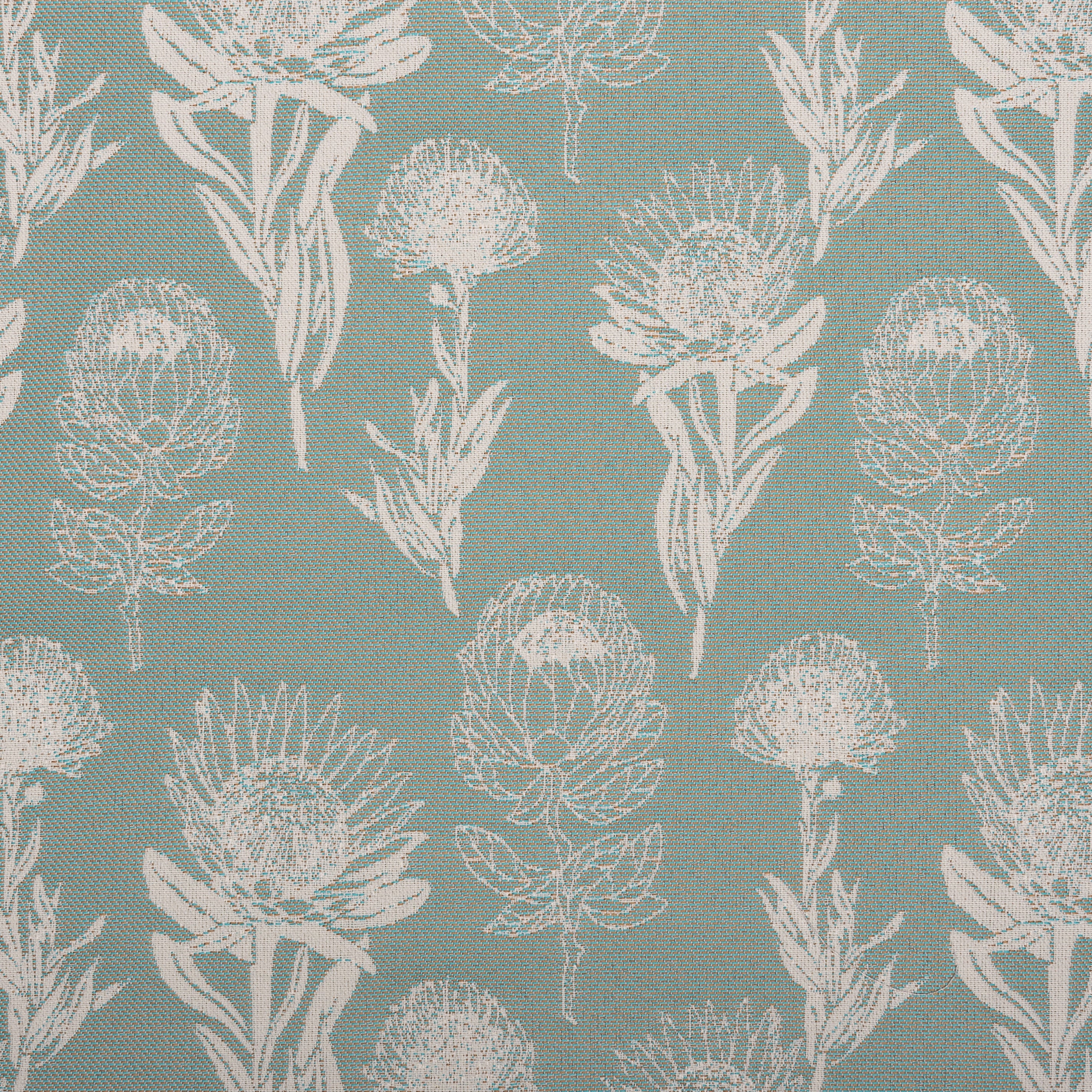 Duck Egg offers a fresh, muted green-blue floral fabric that elevates any setting with soft colour and high performance.