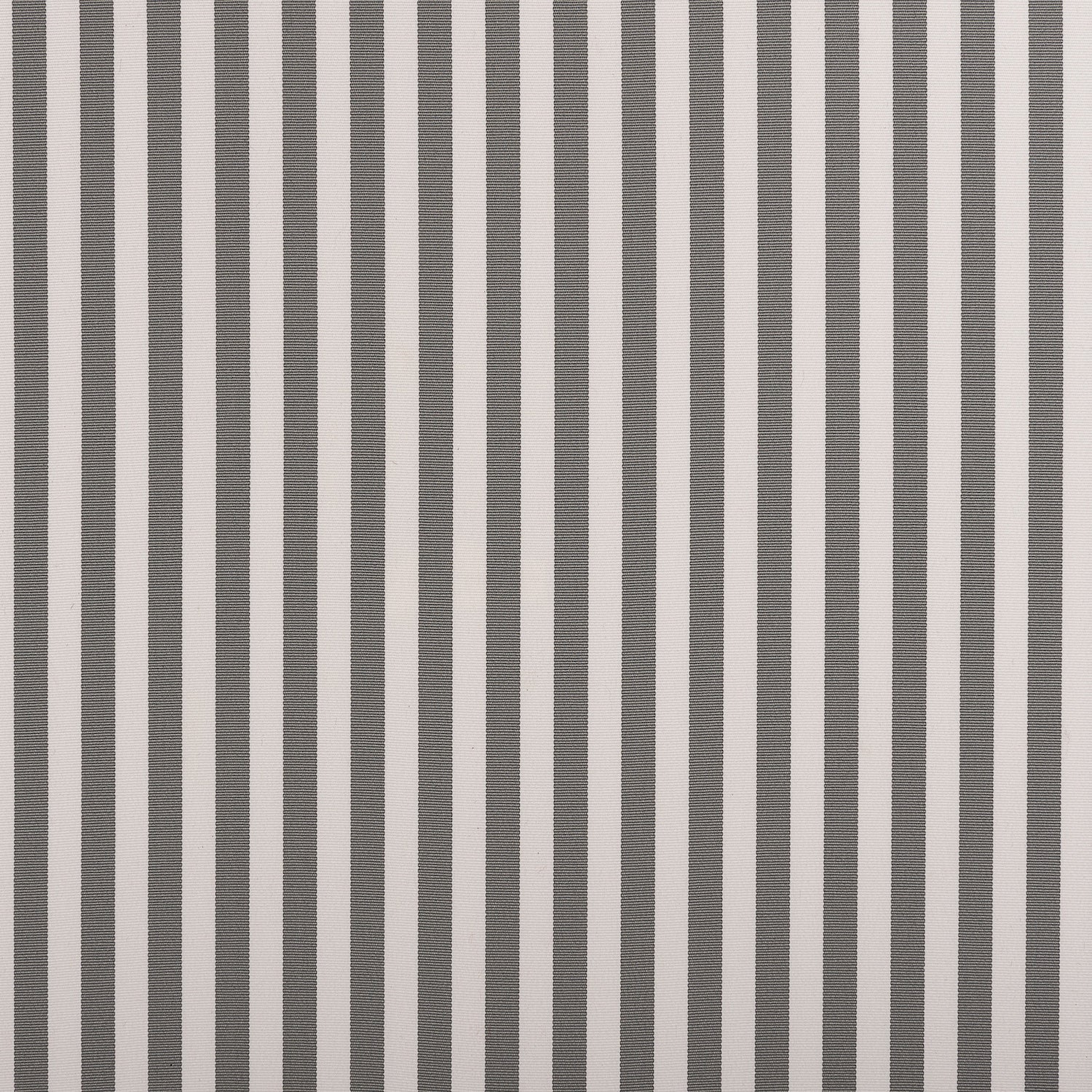 Portofino Carbon striped outdoor fabric – elegant grey and black tones in durable UV-resistant material for stylish patio cushions.
